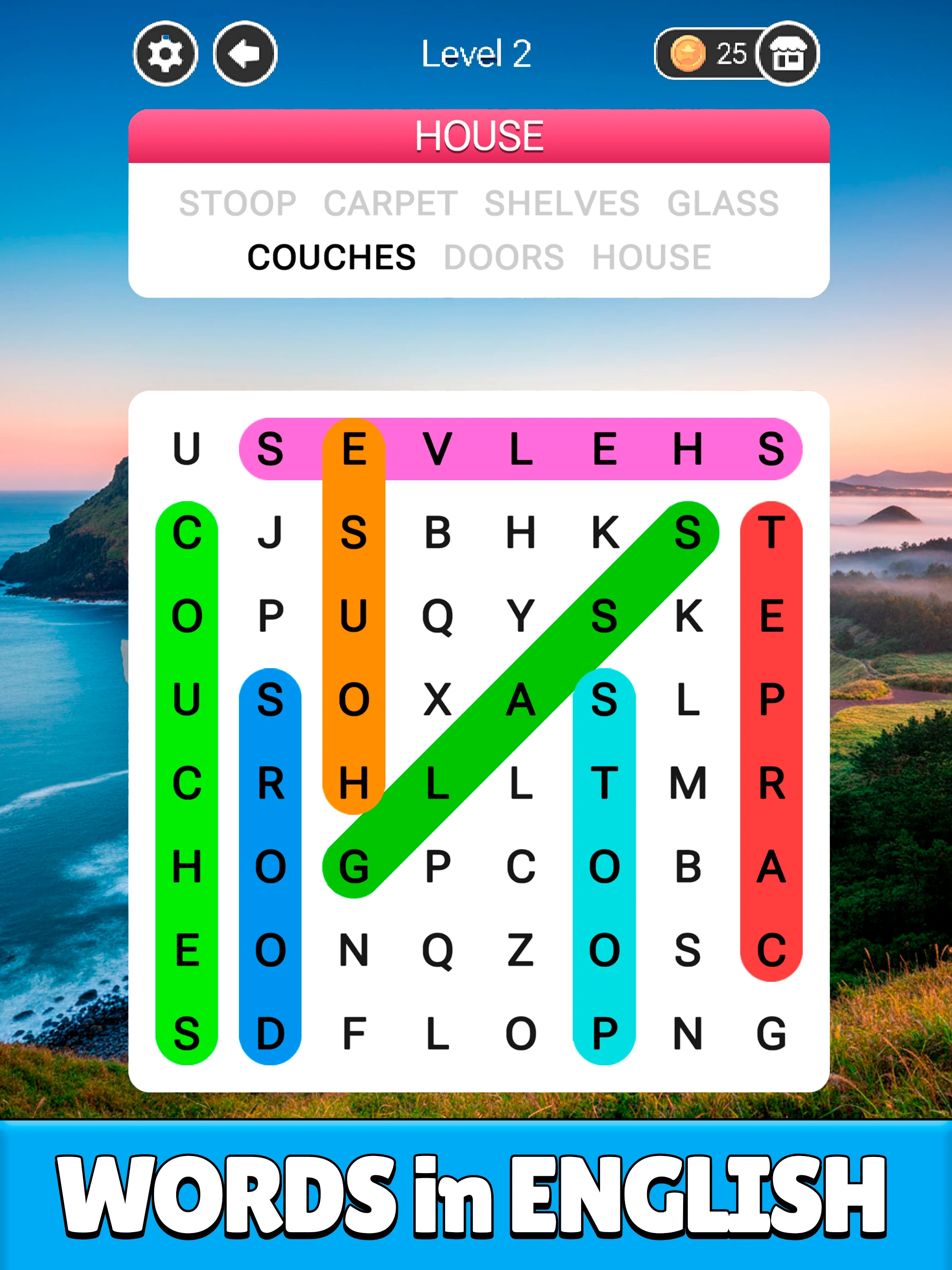 Word Adventure: Word Search screenshot